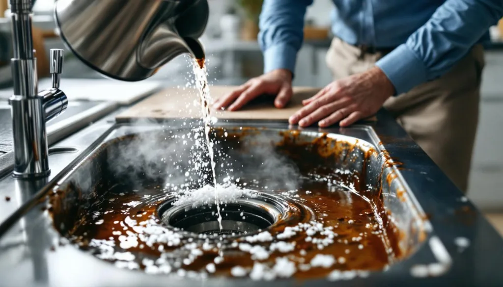 erfahren sie von einem experten, wie salz und heißes wasser effektiv fett im abfluss lösen und verstopfungen vorbeugen können.