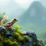 ein forscher enthüllt, warum ein winziges wesen mit mini-schwanz speziell in den bergen vietnams lebt und welche bedeutung es für die lokale ökologie hat.