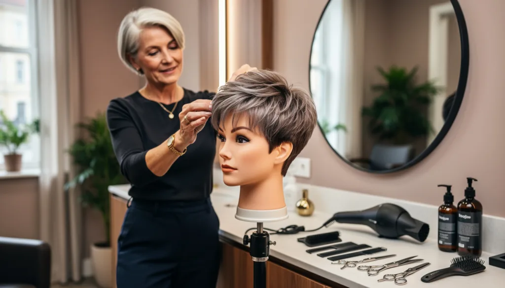 ein erfahrener friseur erklärt, warum der pixie-cut ab 50 jahren besonders vorteilhaft ist und wie er das aussehen jung und frisch wirken lässt.