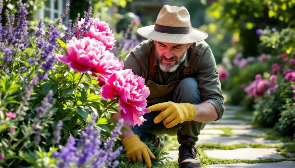 ein erfahrener gärtner verrät, welche nachbarpflanzen pfingstrosen unterstützen, damit sie gesund wachsen und prächtig blühen.