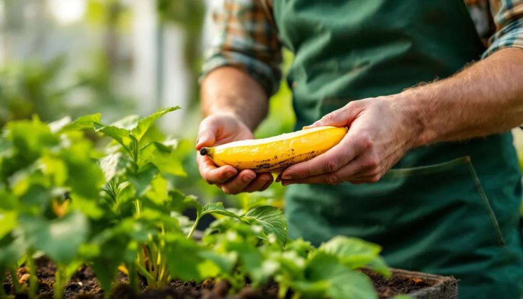 entdecke, warum ein gärtner empfiehlt, bananenschalen mit essig zu verwenden, um deine pflanzen auf natürliche weise zu pflegen und zu stärken.