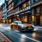 ein zwölfjähriger junge fährt heimlich papas audi durch die stadt und liefert sich dabei eine spannende verfolgungsjagd mit der polizei.