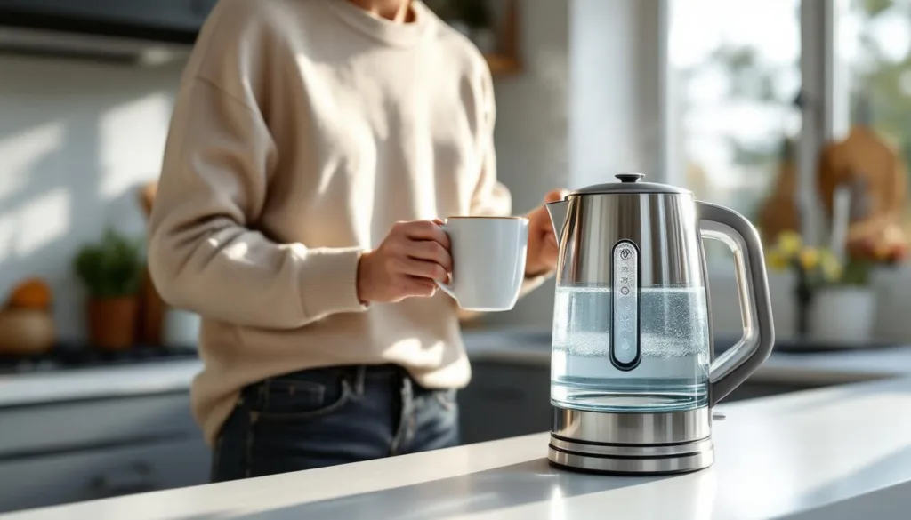 ich testete diesen einfachen trick 7 tage lang und mein wasserkocher sah wieder aus wie neu. entdecken sie die effektive methode zur reinigung und pflege ihres wasserkochers.