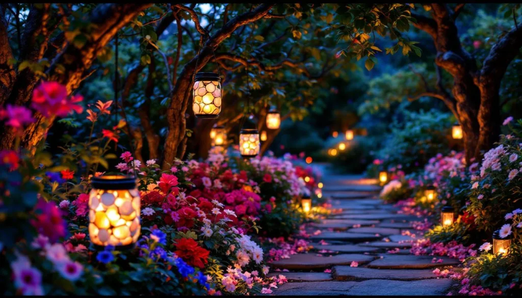 verwandeln sie küchenabfälle in zauberhafte gartenlaternen – eine kostengünstige und nachhaltige alternative zu teuren solargirlanden.