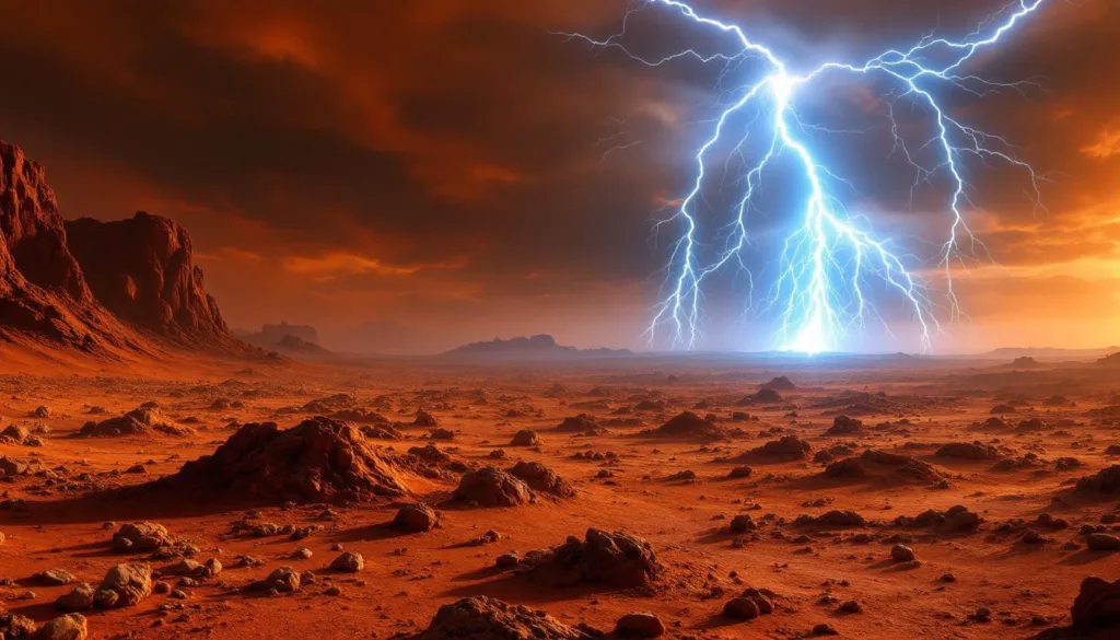 entdecken sie, warum blitze erstmals in der mars-atmosphäre gemessen wurden und welche bedeutung diese entdeckung für die erforschung des roten planeten hat.